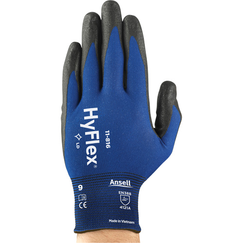 Gants HyFlex 11-816, 6, R&ecirc;vetement Mousse de nitrile, Calibre 18, Enveloppe en Nylon/Spand Les Fournitures Industrielles Méga