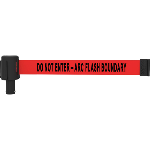 PLUS Banner Cassettes, Do Not Enter - Arc Flash Boundary, 15', Red Tape Les Fournitures Industrielles Méga
