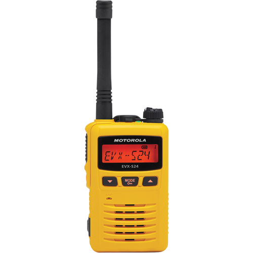 EVX-S24 Series Portable Radio, UHF Radio Band, 256 Channels, 200 000 sq. ft. Range Les Fournitures Industrielles Méga