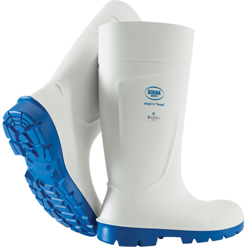 Bottes de s&eacute;curit&eacute; Bekina Steplite pour lhygi&egrave;ne et la s&eacute;curit&eacute; alimentaire, Polyur&eacute;thane, Embout Acier, Pointure 4 Les Fournitures Industrielles Méga