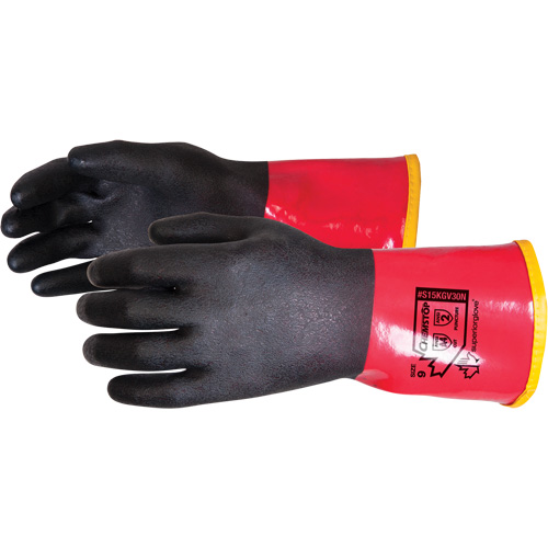 Chemstop Extreme Comfort Gloves, Size 7, 12" L, Nitrile/PVC, 30-mil Les Fournitures Industrielles Méga