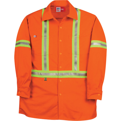 Chemise de travail industrielle Westex UltraSoft, Petit, Orange Les Fournitures Industrielles Méga