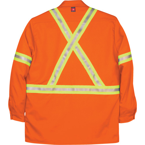 Chemise de travail industrielle Westex UltraSoft, Petit, Orange Les Fournitures Industrielles Méga