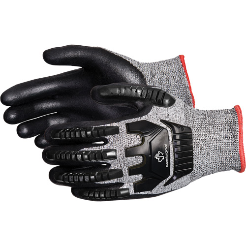 Gants en tricot de composite r&eacute;sistant aux coupures et antichoc TenActiv, 6, Paume en Synth&eacute;tique, Poignet Poignet en tricot Les Fournitures Industrielles Méga