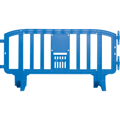 Movit Barricade, Interlocking, 78" L x 39" H, Blue Les Fournitures Industrielles Méga