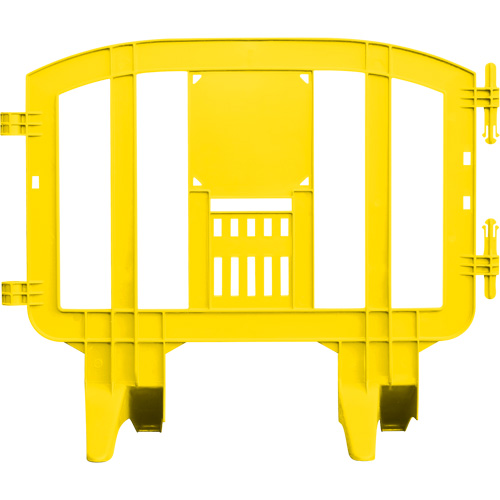 Minit Barricade, Interlocking, 49" L x 39" H, Yellow Les Fournitures Industrielles Méga