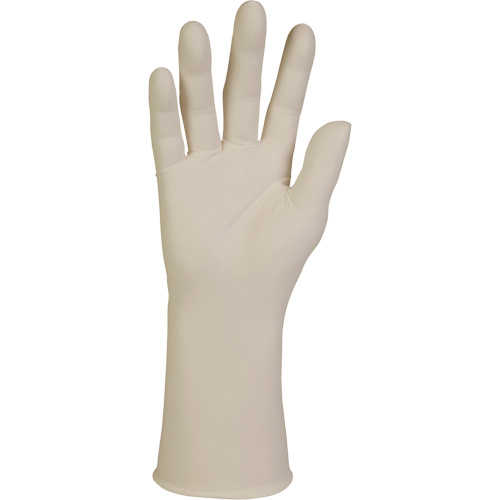 Gants d'examen XTRA-PFE, Grand, Latex, 10 mils, Sans poudre, Blanc, Classe 2 Les Fournitures Industrielles Méga