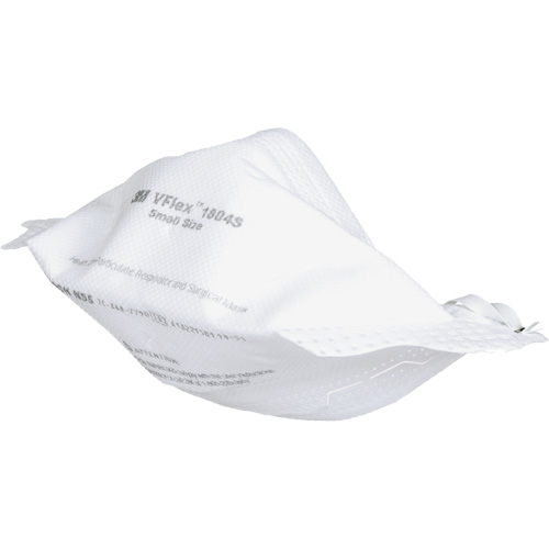 Respirateur et masque chirurgical VFlex contre les particules en sant&eacute;, N95, Certifi&eacute; NIOSH, Petit Les Fournitures Industrielles Méga