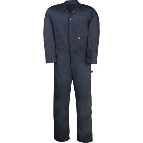 Twill Unlined Coveralls, Men's, Navy Blue, Size 38 (Tall) Les Fournitures Industrielles Méga