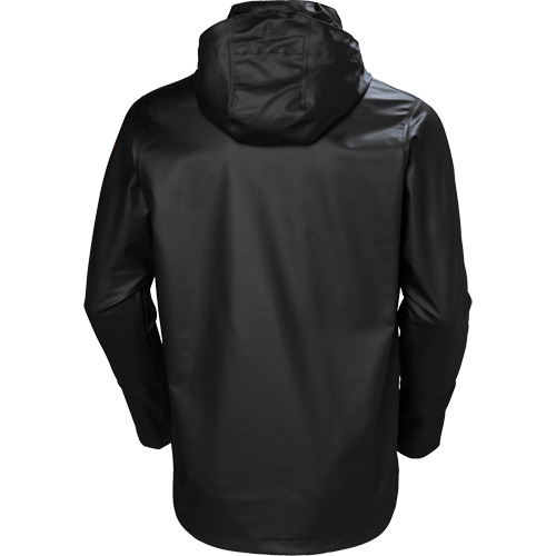 Gale Rain Jacket, Polyester/Polyurethane, Medium, Black Les Fournitures Industrielles Méga