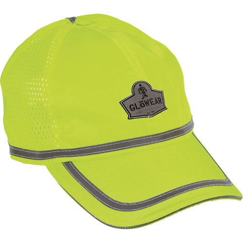 Casquette de baseball haute visibilit&eacute; GloWear 8930, Jaune lime haute visibilit&eacute;, Polyester Les Fournitures Industrielles Méga