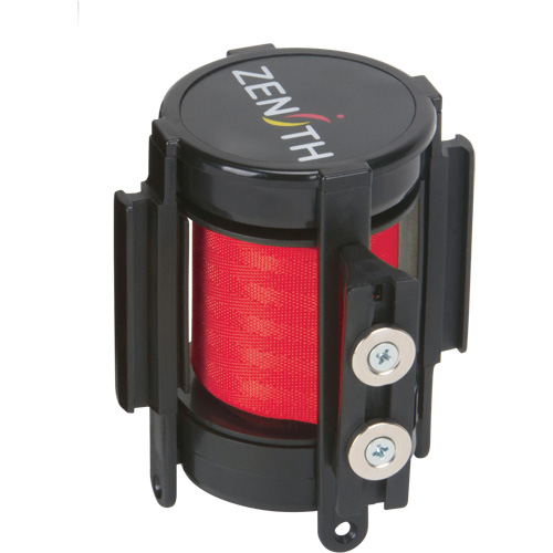 Cassette de ruban magn&eacute;tique pour barri&egrave;re de contr&ocirc;le des foules personnalis&eacute;e, 7', Ruban Rouge Les Fournitures Industrielles Méga