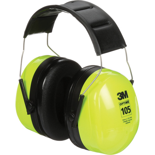 Peltor Optime 105 Earmuffs, Headband, 30 NRR dB Les Fournitures Industrielles Méga