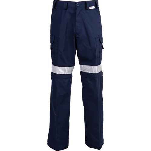 High Visibility Pants, Poly-Cotton, 34, Navy Blue Les Fournitures Industrielles Méga