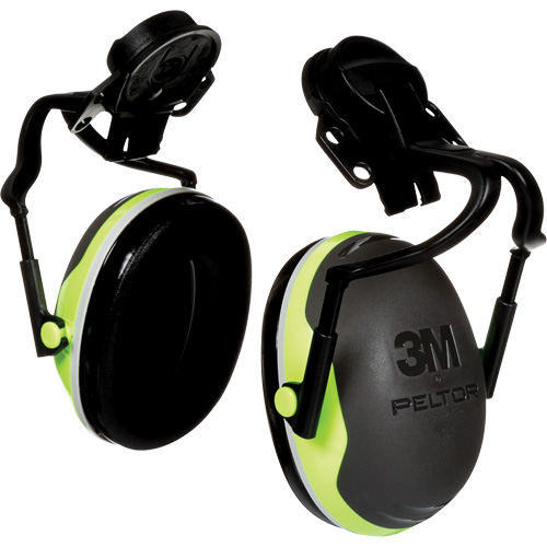 Peltor X Series X4 Earmuffs, Cap Mount, 26 NRR dB Les Fournitures Industrielles Méga