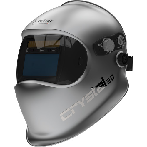 Masque de soudage auto-assombrissant Crystal 2.0, 3,94" lo x 1,97" la Champ de vision, Teinte 2/4 - 12, Argent Les Fournitures Industrielles Méga