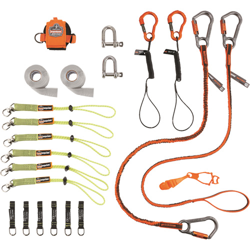 Squids&reg; 3187 Scaffolder's Tool Tethering Kit Les Fournitures Industrielles Méga