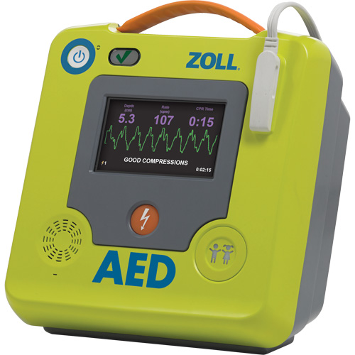 Professional Rescuers AED 3 BLS Defibrillator, Semi-Automatic, French, Class 4 Les Fournitures Industrielles Méga