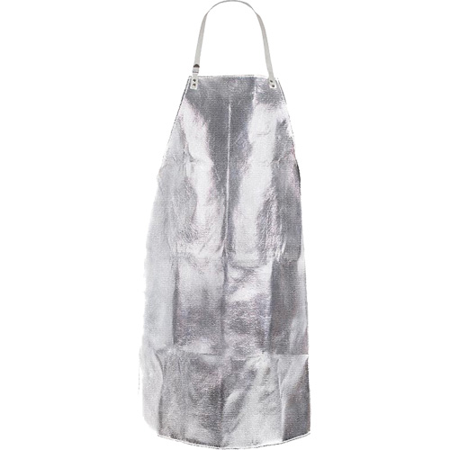 Heat Resistant Apron with Strap, 24" W x 42" L, Aluminized Kevlar&reg; Les Fournitures Industrielles Méga