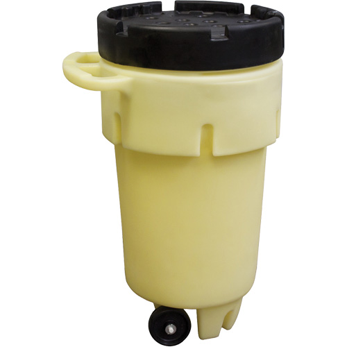 Wheeled Poly-Spillpack, 50 US gal., Mobile Les Fournitures Industrielles Méga