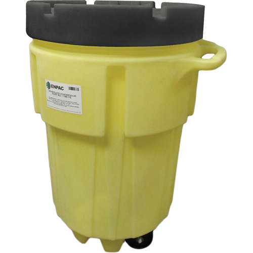 Wheeled Poly-Spillpack, 95 US gal., Mobile Les Fournitures Industrielles Méga