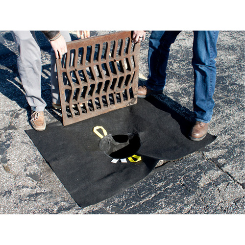 Bassin de captage Storm Sentinel, Huile & s&eacute;diments, 48" lo x 36" la Les Fournitures Industrielles Méga