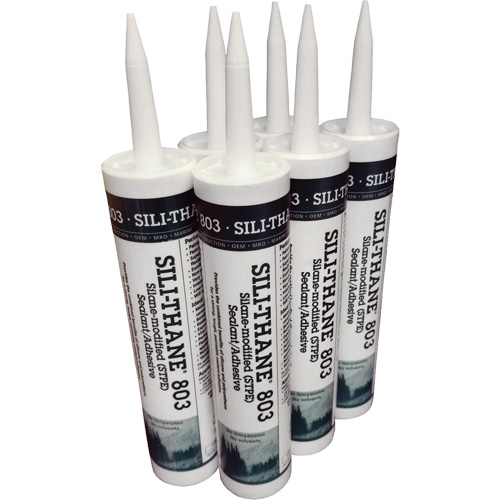 Cartouches de produit d'&eacute;tanch&eacute;it&eacute; Sili-Thane 803, P&acirc;te, 10,3 oz. Les Fournitures Industrielles Méga