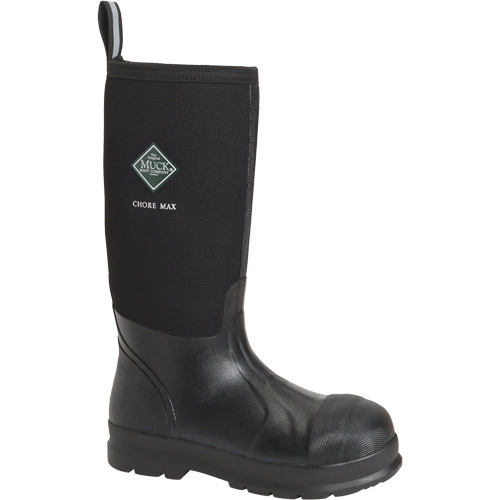 Bottes de s&eacute;curit&eacute; Chore Max, Caoutchouc, Embout Composite, Pointure 10, Semelle R&eacute;sistant aux perforations Les Fournitures Industrielles Méga