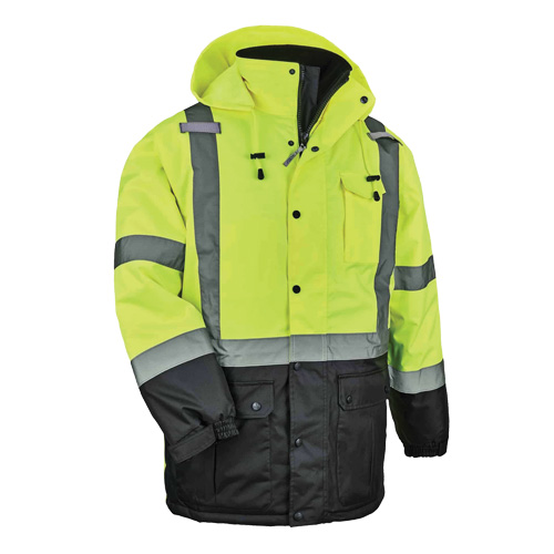 GloWear&reg; 8384 Type R Thermal Parka, High Visibility Lime-Yellow, Large Les Fournitures Industrielles Méga
