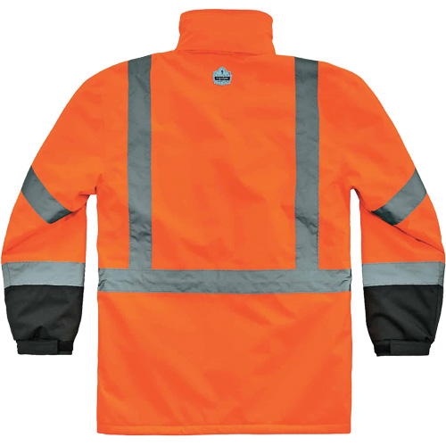 Parka thermique GloWear 8384 de Type R, Orange haute visibilit&eacute;, Grand Les Fournitures Industrielles Méga