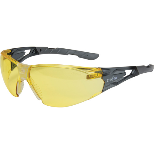 Z2900 Series Safety Glasses, Amber Lens, Anti-Scratch, ANSI Z87+/Meets/Exceeds CSA Z94.3 Les Fournitures Industrielles Méga