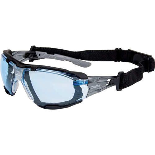 Lunettes de s&eacute;curit&eacute; s&eacute;rie Z2900 avec joint en mousse, Lentille Bleu, Anti-&eacute;gratignures, ANSI Z87+/R&eacute;pond ou surpasse la norme CSA Z94.3 Les Fournitures Industrielles Méga