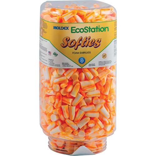 EcoStation Softies&reg; Earplug Refill, Bulk - Canister Les Fournitures Industrielles Méga