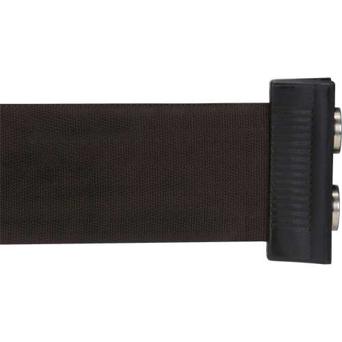 Magnetic Tape Cassette for Build-Your-Own Crowd Control Barrier, 7', Black Tape Les Fournitures Industrielles Méga