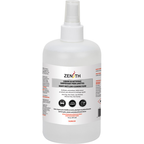 Nettoyant antibu&eacute;e de premi&egrave;re qualit&eacute; pour lentilles, 473 ml Les Fournitures Industrielles Méga