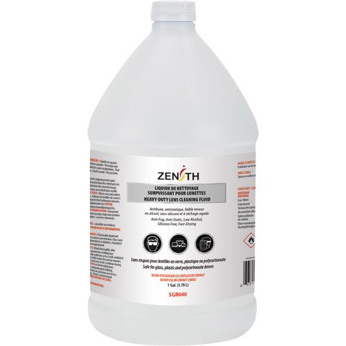 Nettoyant antibu&eacute;e de premi&egrave;re qualit&eacute; pour lentilles, 3,78 L Les Fournitures Industrielles Méga