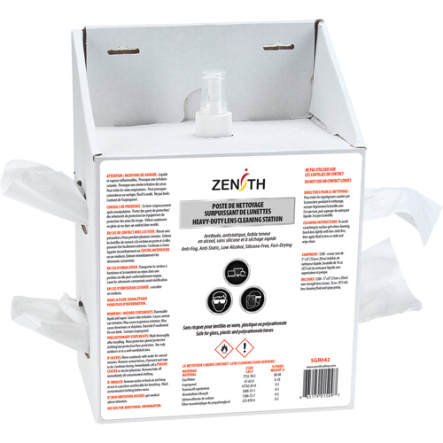 Poste jetable de premi&egrave;re qualit&eacute; pour nettoyage de lentilles, Carton, 8" lo x 5" p x 12,5" h Les Fournitures Industrielles Méga