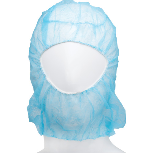 Disposable Hood, Polypropylene, Blue Les Fournitures Industrielles Méga