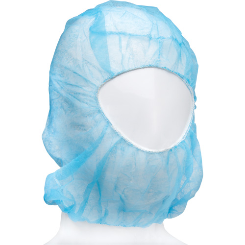 Disposable Hood, Polypropylene, Blue Les Fournitures Industrielles Méga