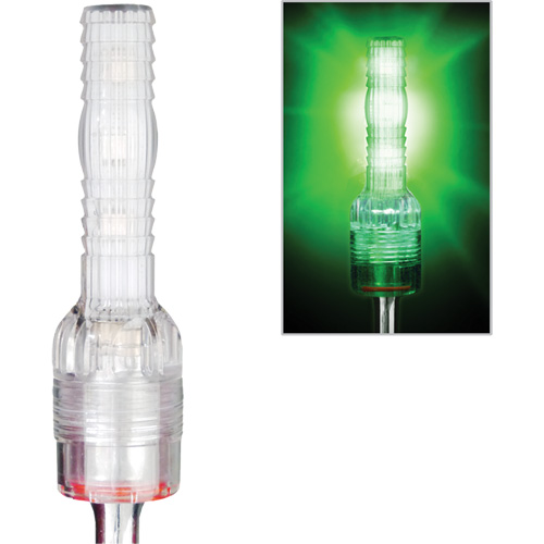 Tiges de s&eacute;curit&eacute; avec lumi&egrave;re DEL tr&egrave;s visibles Safety Whip Les Fournitures Industrielles Méga