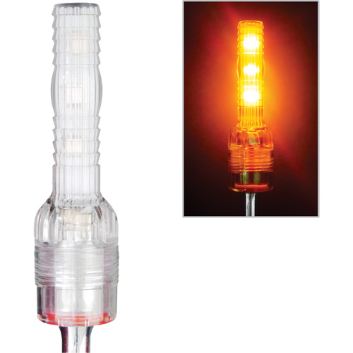Tiges de s&eacute;curit&eacute; avec lumi&egrave;re DEL tr&egrave;s visibles Safety Whip Les Fournitures Industrielles Méga