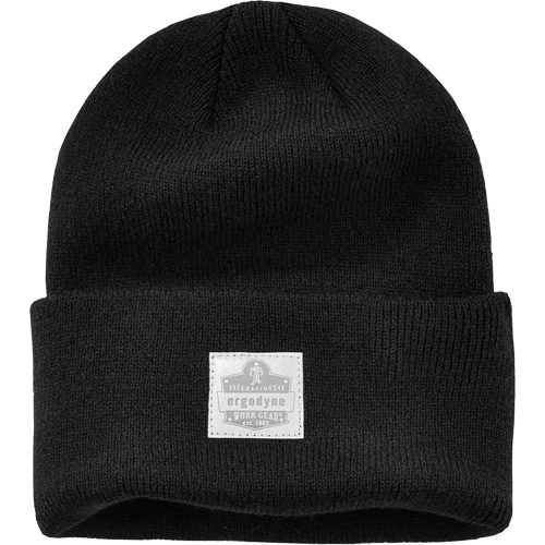 Bonnet en tricot c&ocirc;tel&eacute; N-Ferno, Taille unique, Noir Les Fournitures Industrielles Méga