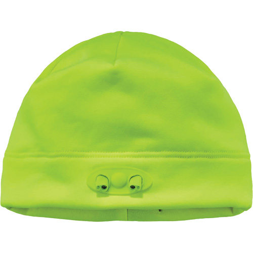 Bonnet N-Ferno &agrave; lumi&egrave;res DEL, Taille unique, Vert lime haute visibilit&eacute; Les Fournitures Industrielles Méga