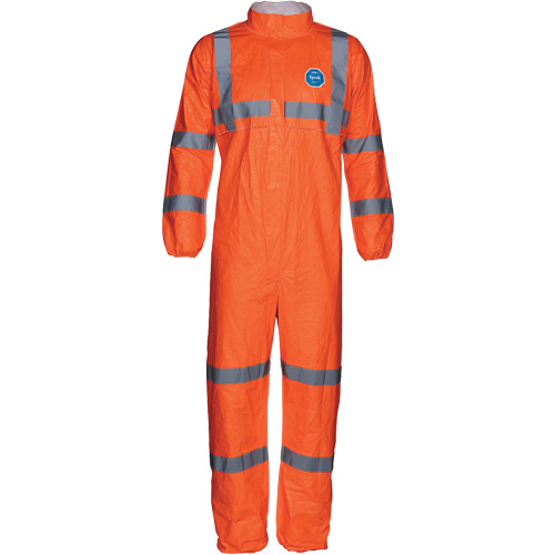 HV High Visibility Coveralls with Collar, Small, Orange, Tyvek&reg; 500 Les Fournitures Industrielles Méga