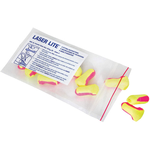Howard Leight Laser Lite&reg; Single-Use Earplugs, Bulk - Polybag Les Fournitures Industrielles Méga