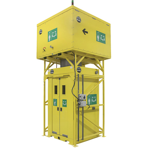 Enclosed Outdoor Gravity Fed Safety Shower Les Fournitures Industrielles Méga