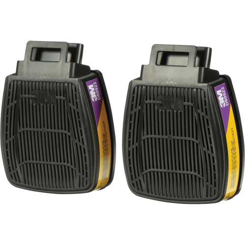 Cartouche & filtre pour respirateur Secure Click, Combinaison cartouche et filtre contre les particules pour gaz/vapeurs, Vapeurs organiques/Gaz acides/P100 Les Fournitures Industrielles Méga