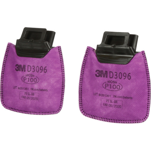 Secure Click Filter, Particulate Filter with Nuisance Vapour Relief, Acid Gas/P100 Les Fournitures Industrielles Méga