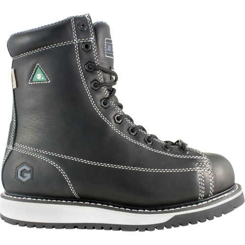 Bottes de travail pour monteur, Cuir, Embout Acier, Taille 7, Imperm&eacute;able Les Fournitures Industrielles Méga