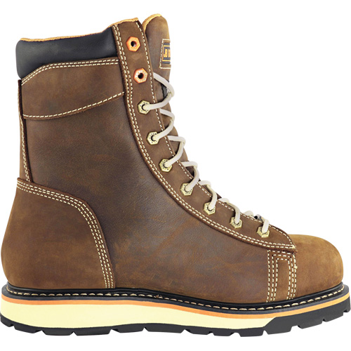 Rigger Work Boots, Leather, Steel Toe, Size 7, Impermeable Les Fournitures Industrielles Méga